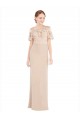 Soft Chiffon & Lace A-Line Long Sleeveless Prom Dress / Bridesmaid Dress Cairns