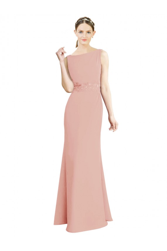 Luxe Chiffon Mermaid Long Sleeveless Bridesmaid Dress Cairns