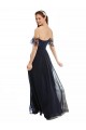 Soft Chiffon & Lace A-Line Long Cap Sleeves Formal Dress / Bridesmaid Dress Cairns