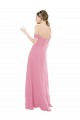 Soft Chiffon A-Line Long Cap Sleeves Formal Dress / Bridesmaid Dress Cairns