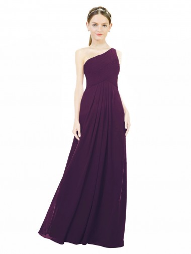 Chiffon A-Line Long Sleeveless Bridal Party Dress / Evening Dress Cairns
