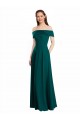 Soft Chiffon Long Cap Sleeves Bridesmaid Dress Cairns