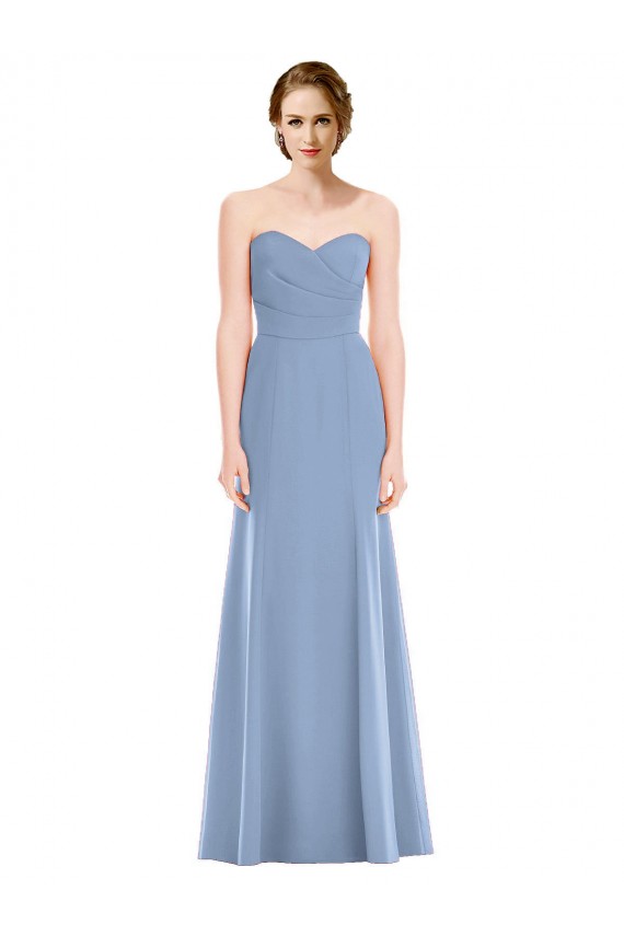 Luxe Chiffon Mermaid Long Sleeveless Bridesmaid Dress Cairns