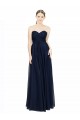 Chiffon A-Line Sleeveless Dark Navy Bridesmaid Dress / Evening Dress Cairns