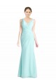 Soft Chiffon & Lace Mermaid Long Sleeveless Bridesmaid Dress Cairns
