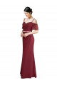 Soft Chiffon Long Cold Shoulder Low Back Bridesmaid Dress Cairns