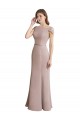 Soft Chiffon & Lace Mermaid Long Cap Sleeves Formal Dress / Bridesmaid Dress Cairns
