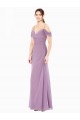 Soft Chiffon Sheath Long Sleeveless Bridesmaid Dress / Formal Dress Cairns