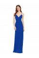 Soft Chiffon A-Line Sleeveless Royal Blue Bridesmaid Dress / Formal Dress Cairns