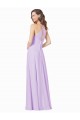 Soft Chiffon A-Line Long Sleeveless Lilac Bridesmaid Gown Cairns
