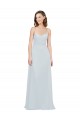 Soft Chiffon A-Line Long Sleeveless Frost Bridesmaid Dress Cairns