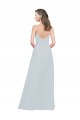 Soft Chiffon A-Line Long Sleeveless Frost Bridesmaid Dress Cairns