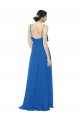 Soft Chiffon A-Line Long Sleeveless Front Slit Bridesmaid Dress Cairns