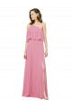 Soft Chiffon A-Line Long Sleeveless Bridal Party Dress Cairns
