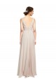 Soft Chiffon Long Sleeveless Formal Dress / Bridesmaid Dress Cairns