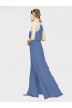 Chiffon A-Line Long Floor Length Sleeveless Formal Dress / Bridesmaid Dress Cairns