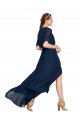Soft Chiffon A-Line Long Flutter Sleeves Bridesmaid Dress / Formal Dress Cairns