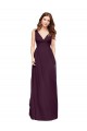 Chiffon A-Line Long Sleeveless Grape Bridesmaid Dress / Evening Gowns Cairns