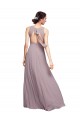 Chiffon A-Line Long Sleeveless Open Back Wedding Guest Dress Cairns