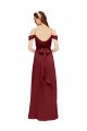 Soft Chiffon Sheath Sheath Sleeveless Burgundy Formal Dress / Bridesmaid Dress Cairns