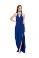 Soft Chiffon A-Line Long Sleeveless High Neck Bridesmaid Dresses Cairns