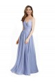 Chiffon & Lace A-Line Long Sleeveless Open Back Bridesmaid Dress / Evening Dress Cairns