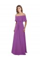 Soft Chiffon A-Line Long Flutter Sleeves Dahlia Bridesmaid Dresses Cairns