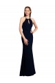 Soft Chiffon Mermaid Long Sleeveless Criss Cross Open Back Bridesmaid Dress Cairns