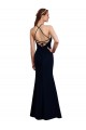 Soft Chiffon Mermaid Long Sleeveless Criss Cross Open Back Bridesmaid Dress Cairns