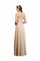 Soft Chiffon Long Sleeveless Low Back Bridesmaid Dress Cairns