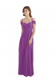 Soft Chiffon A-Line Cold Shoulder Dahlia Bridesmaid Dress Cairns