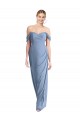 Soft Chiffon Mermaid Long Sleeveless Low Back Semi Formal Evening Dress / Bridesmaid Dress Cairns