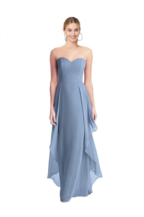 Chiffon Long A-Line Sleeveless Formal Dress / Bridesmaid Dress Cairns