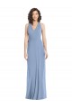 Soft Chiffon Trumpet Long Sleeveless Open Back Formal Evening Gown / Bridesmaid Dress Cairns
