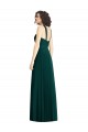 Soft Chiffon A-Line Long Sleeveless Ever Green Bridesmaid Dress Cairns