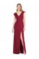 Soft Chiffon Mermaid Long Ruffle Sleeves Tie Back Bridesmaid Dress Cairns