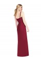 Soft Chiffon Mermaid Long Sleeveless Side Front Slit Bridesmaid Dresses Cairns