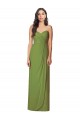 Soft Chiffon Trumpet Long Sleeveless Side Front Slit Bridesmaid Dresses Cairns