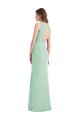 Chiffon Trumpet Long Sleeveless Open Back Bridesmaid Dress / Evening Dress Cairns