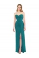 Soft Chiffon Trumpet Long Sleeveless Side Slit Bridesmaid Dresses Cairns