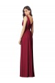 Soft Chiffon A-Line Long Sleeveless V-Back Semi Formal Evening Dress / Bridesmaid Dress Cairns