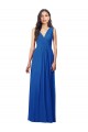 Soft Chiffon A-Line Long Sleeveless V-Back Semi Formal Evening Dress / Bridesmaid Dress Cairns