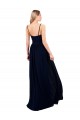 Soft Chiffon A-Line Long Sleeveless High Slit Evening Dresses Cairns