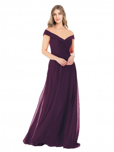 Soft Chiffon A-Line Long Sleeveless Evening Dress Cairns