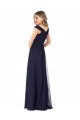 Luxe Chiffon A-Line Long Sleeveless Evening Dress / Bridesmaid Dress Cairns