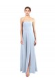Soft Chiffon A-Line Long Sleeveless Strapless Bridesmaid Dresses Cairns