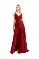 Luxe Chiffon A-Line Long Sleeveless V-Back Bridesmaid Dress Cairns