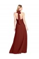 Soft Chiffon A-Line Long Sleeveless Open Back Prom Dress / Bridesmaid Dress Cairns