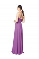 Soft Chiffon A-Line Long Sleeveless Criss Cross Back Dahlia Bridesmaid Dresses Cairns