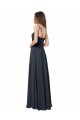 Soft Chiffon A-Line Long Sleeveless Criss Cross Open Back Bridesmaid Dress Cairns